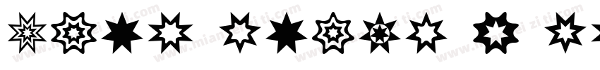 Star Eagle 2 Bold Semi Italic字体转换